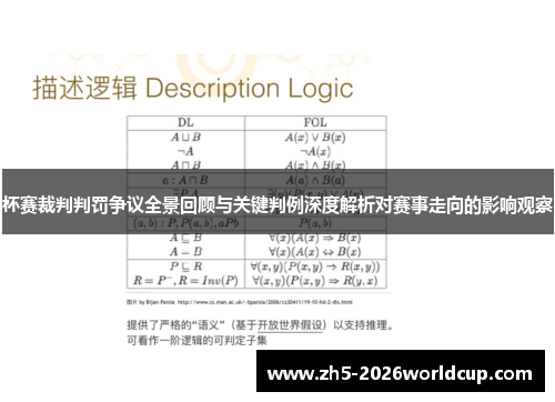 杯赛裁判判罚争议全景回顾与关键判例深度解析对赛事走向的影响观察 杯赛裁判判罚争议全景回顾与关键判例深度解析对赛事走向的影响观察